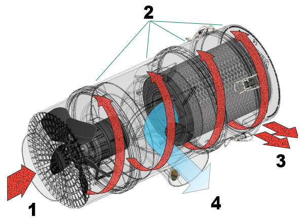 XLR exploded view